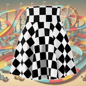 Checkered flag skirt hotsell