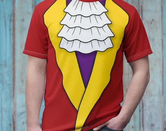 Captain Hook T-Shirt | Peter Pan Inspired Pirate Costume Top for Men & Women