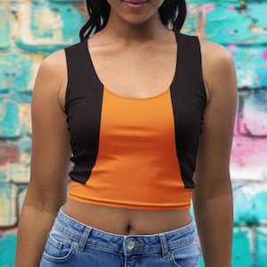 Goofy Inspired Costume Crop Tank Top