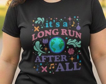 Small World Sport Shirt | Theme Park Ride Inspired Moisture-Wicking Tee | runDisney Half Marathon It's A Long Run After All