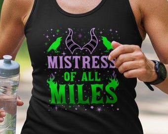 Mistress of All Miles Moisture-Wicking Shirt | Maleficent Inspired Women's T-Shirt, Tank Top, or Long Sleeve Tee