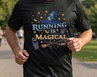 Running is Magical Performance Shirt | Fantasia Inspired Moisture-Wicking T-Shirt XS-XXXXL or Tank Top