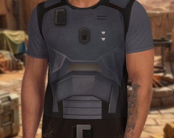 Paz Vizsla Performance Shirt | Star Wars Inspired Sport Tee | Mandalorian Clan Member Men's / Unisex Athletic T-Shirt