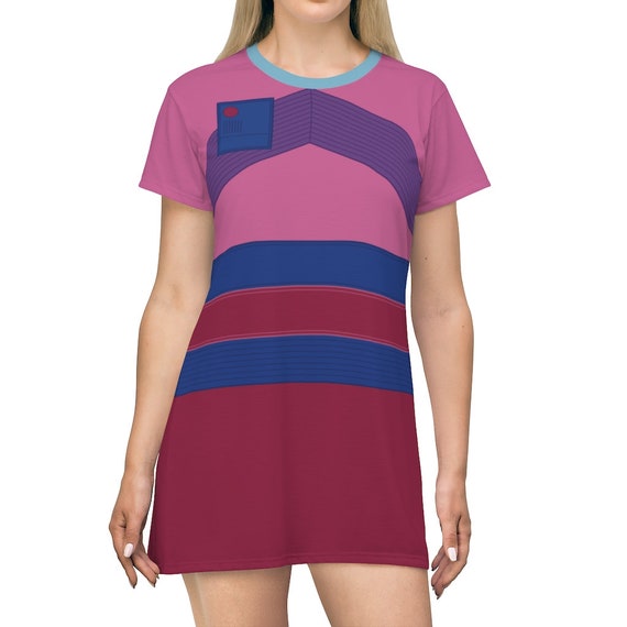 Princess Fennec Shand Mulan Mashup All-Over Print Costume T-Shirt Dress