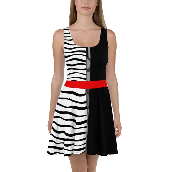 Dorothea Williams Soul Inspired All-Over Print Costume Skater Tank Dress