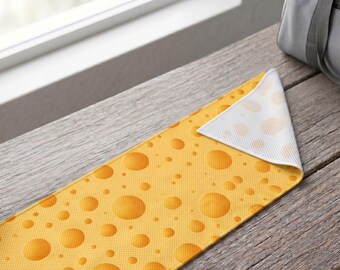 Swiss Cheese Cooling Towel | Funny Food Moisture-Wicking Sport Scarf