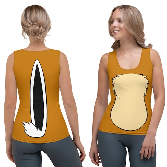 Chip &#39;n&#39; Dale Costume Chipmunk Inspired Dale All-Over Print Costume Women&#39;s Tank Top