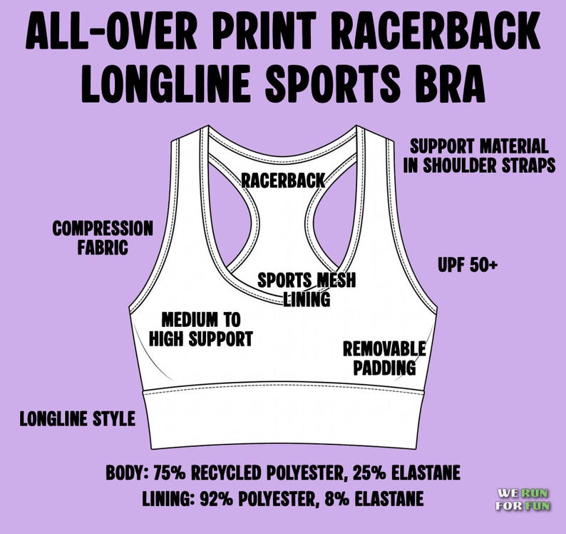 Woody Running Bra | Toy Story Inspired Cartoon Cowboy Racerback Medium-High Support Longline Costume Sports Bra image 10