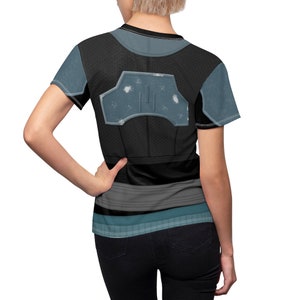 Cara Dune T-Shirt | Mandalorian Inspired Women's Lightweight Costume Short Sleeve Tee image 3