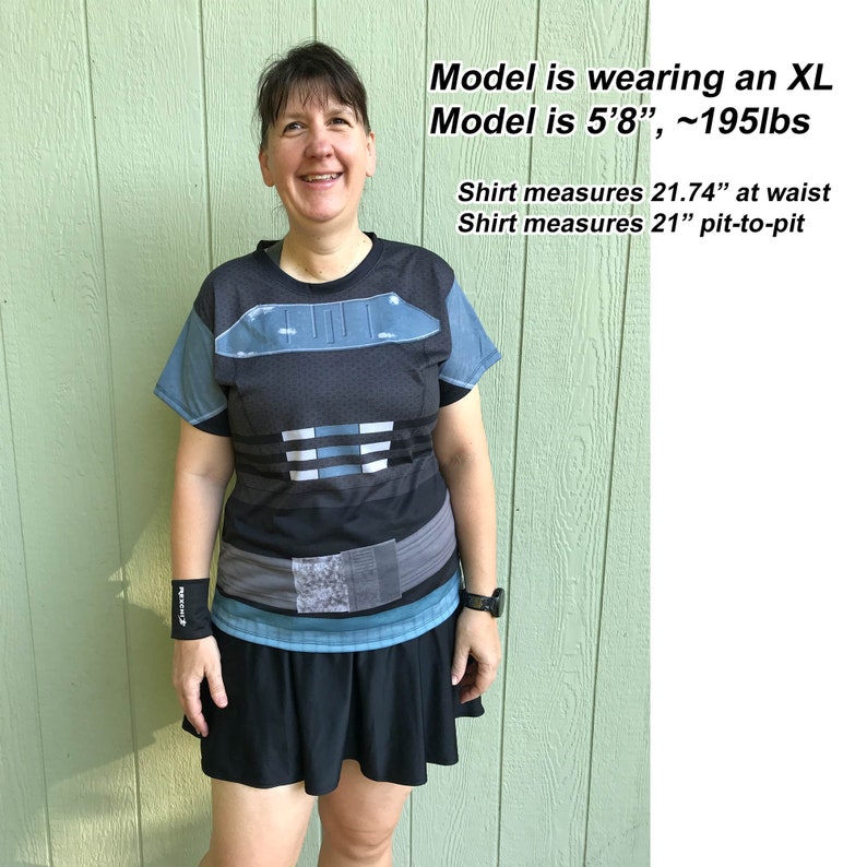 Cara Dune T-Shirt | Mandalorian Inspired Women's Lightweight Costume Short Sleeve Tee image 8