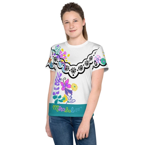 Encanto Inspired Mirabel All-Over Print Youth Costume T-Shirt
