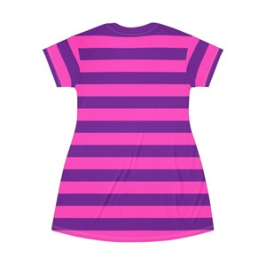 Cheshire Cat Dress | Alice in Wonderland Inspired Adult Costume T-Shirt Dress image 5