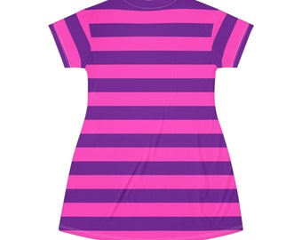 pink and purple striped dress cheshire cat Pink and Purple Striped Cat Costume Accessories for Girls