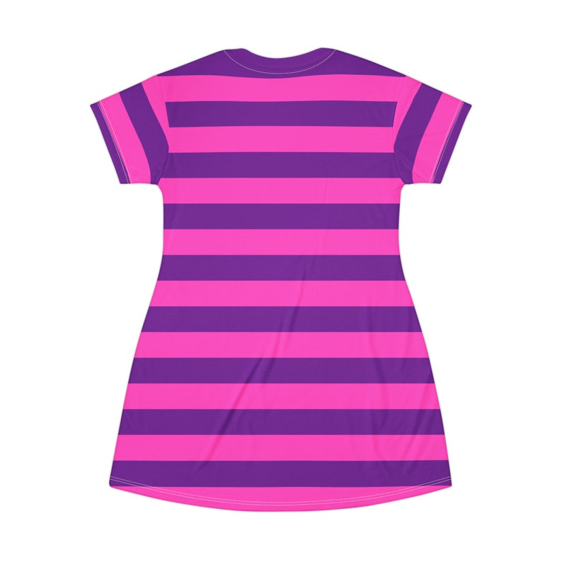 Cheshire Cat Dress | Alice in Wonderland Inspired Adult Costume T-Shirt Dress image 5