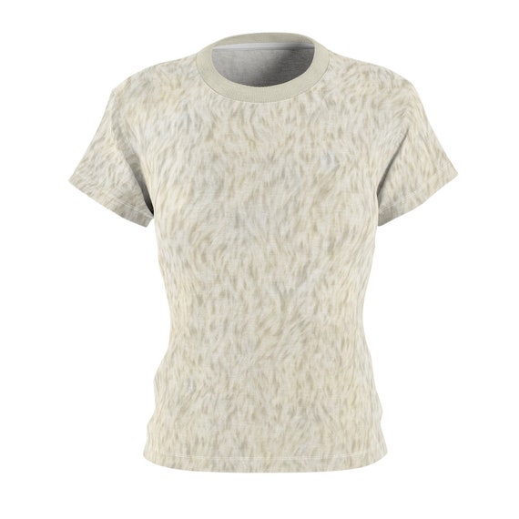 Wampa Yeti Abominable Snowman White Fur All-Over Print Costume Lightweight Women's T-Shirt