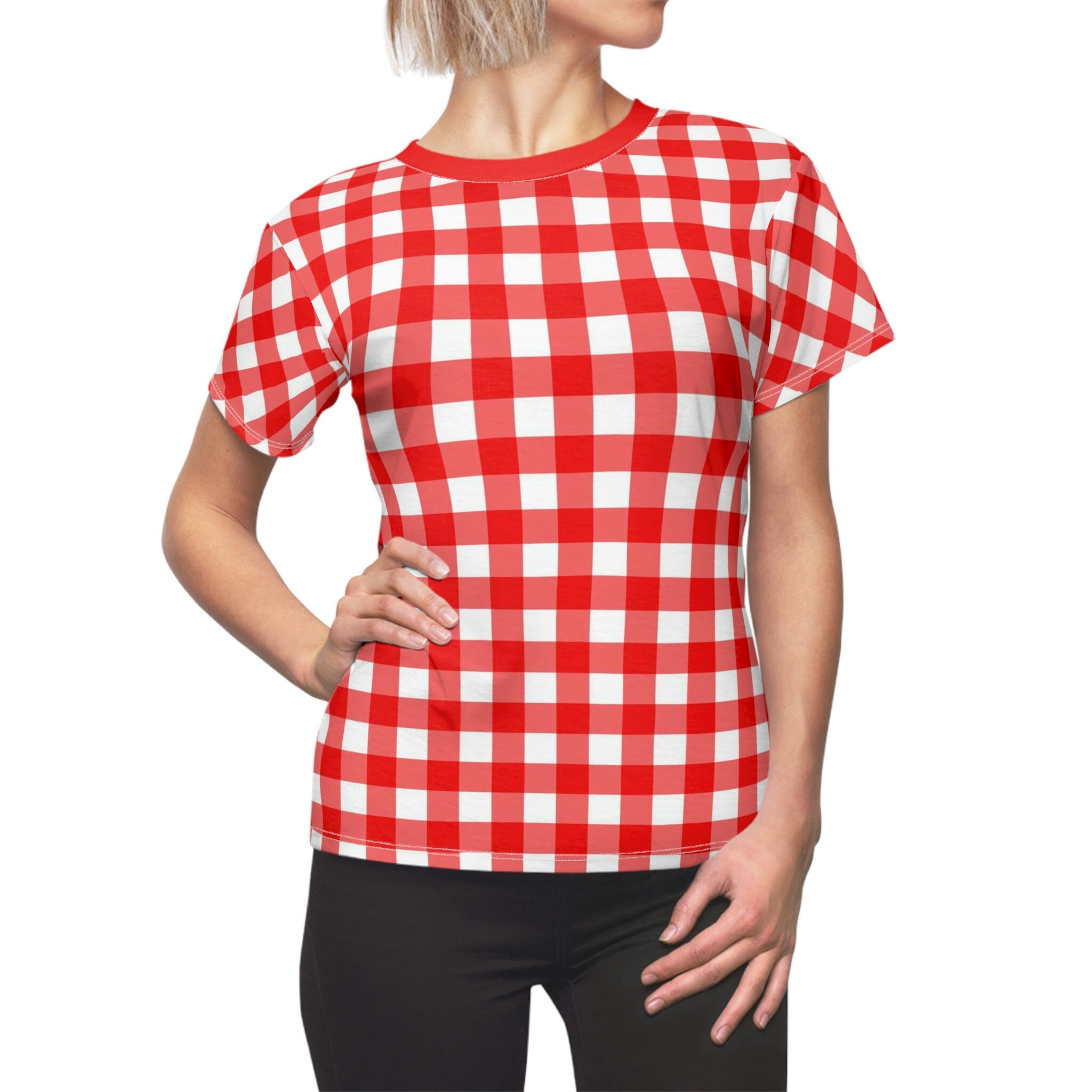 Red Gingham Shirt Women
