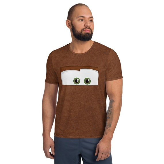 Rusty Brown Tow Truck Spoof All-Over Print Men's/Unisex Athletic T-Shirt