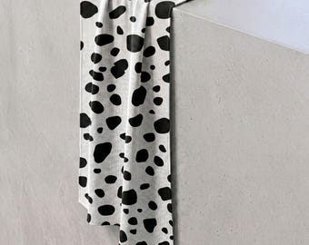 Dalmatian Cooling Towel | Black & White Spots 101 Inspired Moisture-Wicking Sport Towel