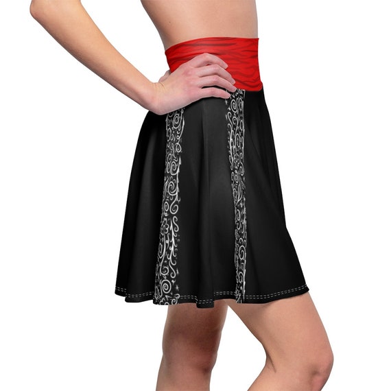 Day of the Dead Mariachi All-Over Print Costume Skater Skirt
