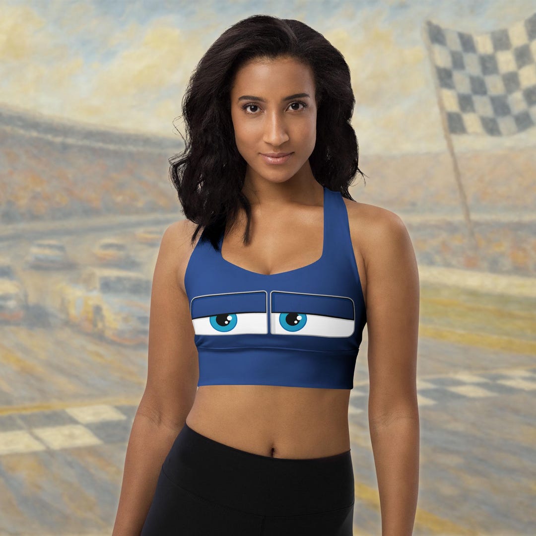 Blue Car Sports Bra | Dark Blue Doctor Lawyer Racing Cars Inspired ...