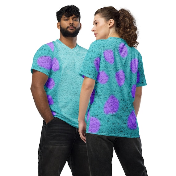 Sulley Monsters Inc Inspired All-Over Print Costume Unisex Recycled Athletic Sport T-Shirt