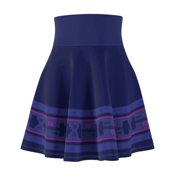 Encanto Inspired Luisa All-Over Print Costume Skater Skirt