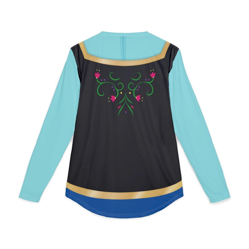 Anna UV Protection Long Sleeve | Frozen Inspired Classic Travel Outfit Unisex Sun T-Shirt image 7
