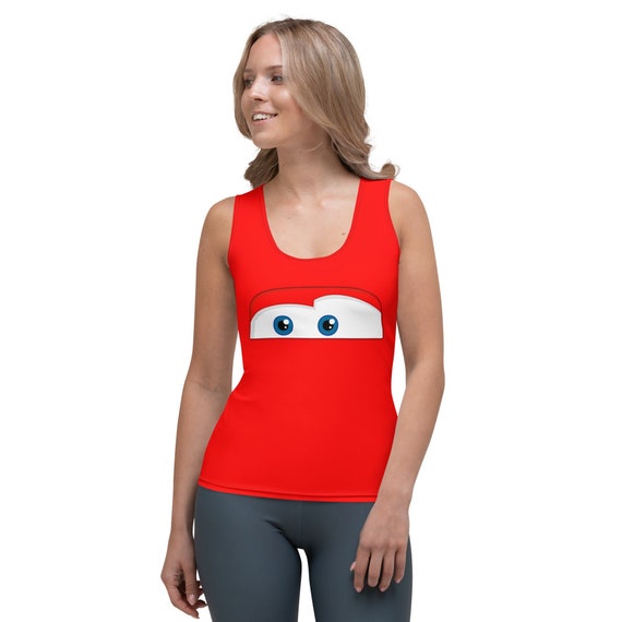 Fun Red Car Spoof All-Over Print Costume Women's Tank Top