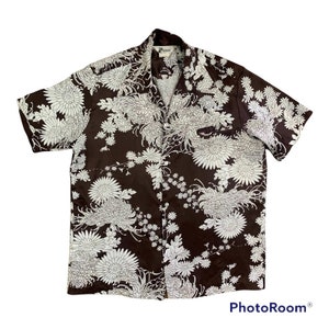 Vintage lauhala hawaiian shirt