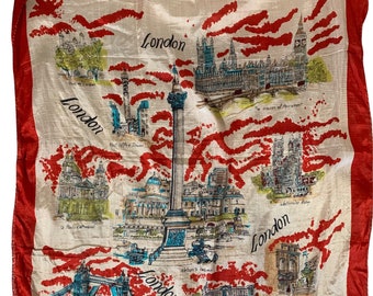 Vintage London Souvenir scarf