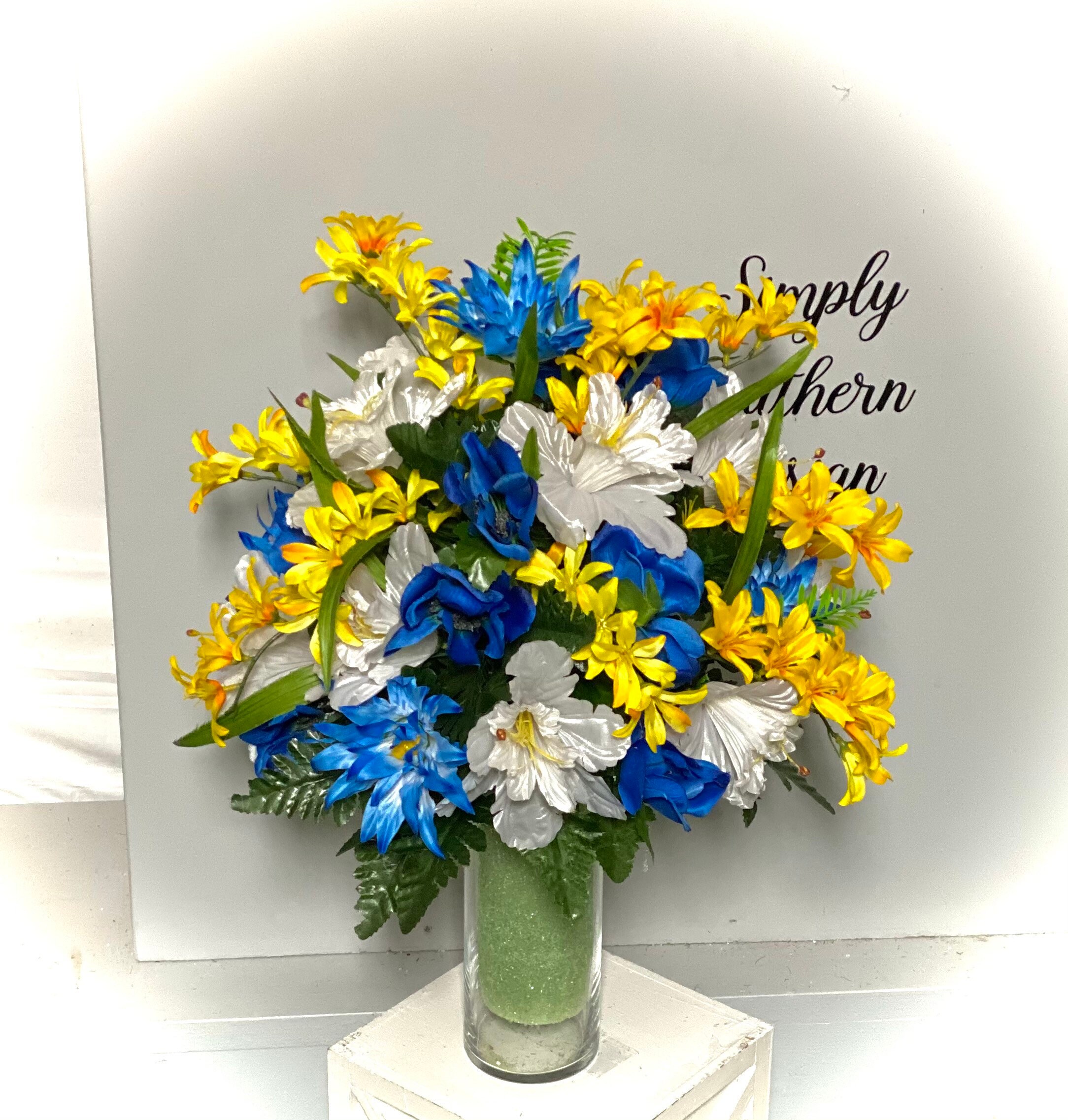 Large Vase Headstone Arrangements agrohort.ipb.ac.id