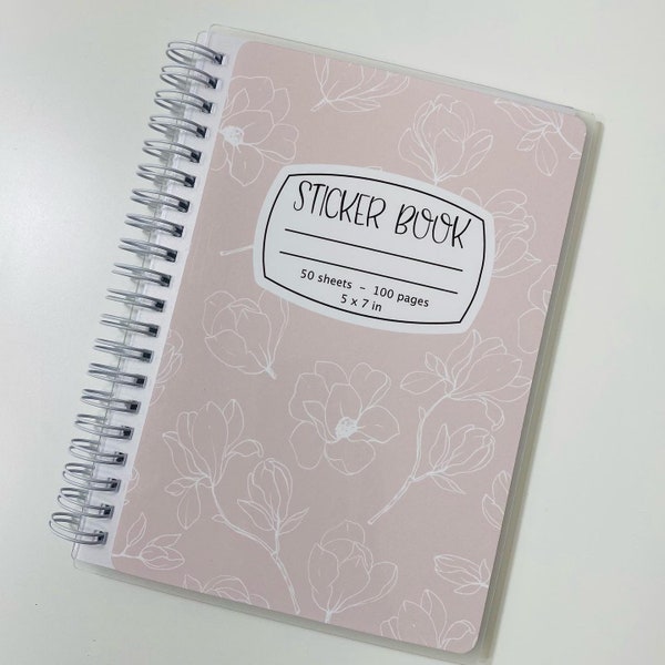 Dusty Pink - Reusable Sticker Book