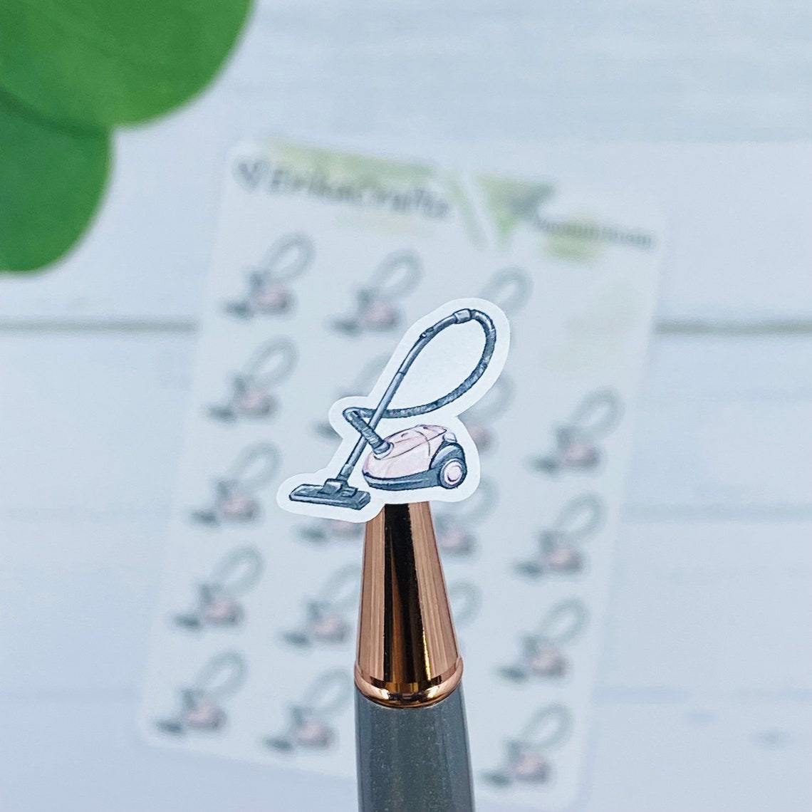 Vacuum Stickers Planner Stickers Etsy