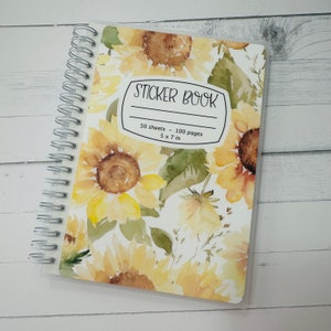 Sunflowers - Reusable Sticker Book