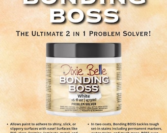 BONDING BOSS - New Dixie Belle - Ultimate 2 in 1 Problem Solver! - Stain Blocking - 3 Colors - 3 Sizes