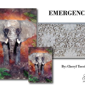 EMERGENCE Decoupage Paper Pack - Grace on Design - 3 sheets