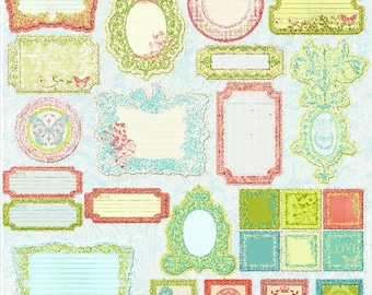 SPARKLING SPRING |  Prima Marketing | Chipboard |