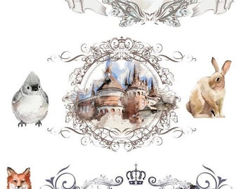 SEASONS  Hokus Pokus transfer - 37"x23" Cuttable