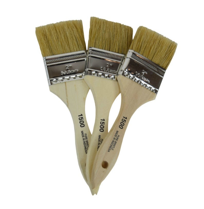 2 '' Inch Flat Paint Brush Pure Bristle Please Choose From Drop List 