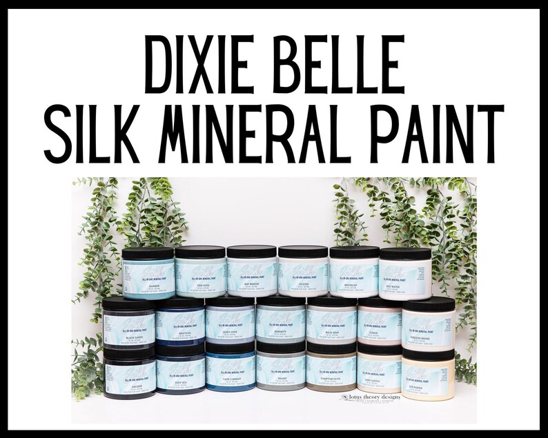 New Dixie Belle SilkAllInOne Mineral Paint In stock & Etsy