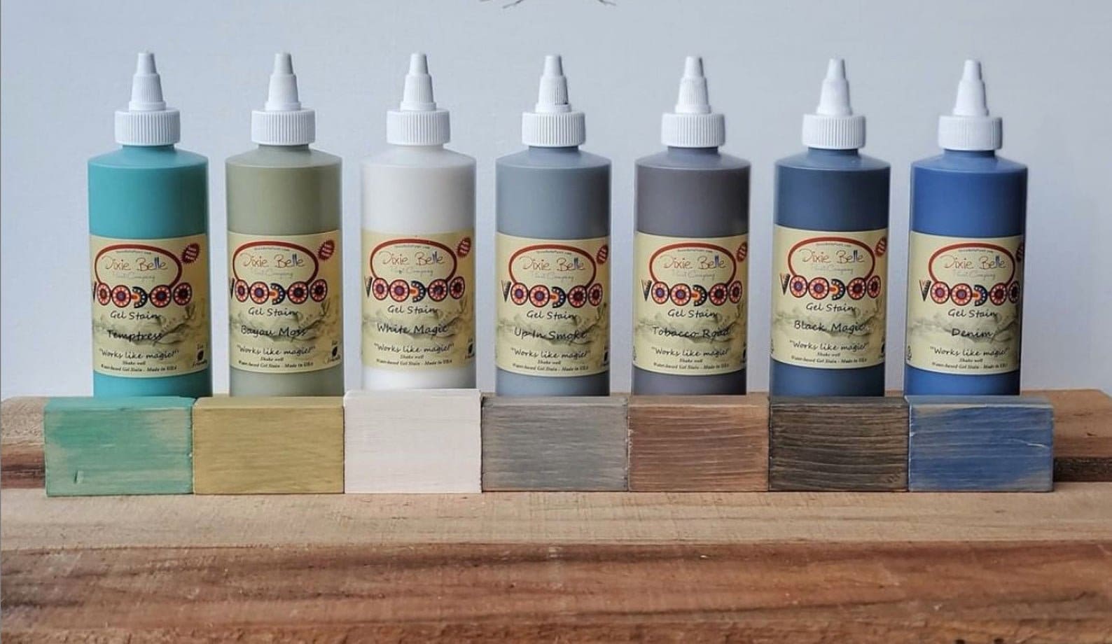 Dixie Belle | VOODOO GEL STAIN | Water-based Finish | 8oz | Stain |  Furniture