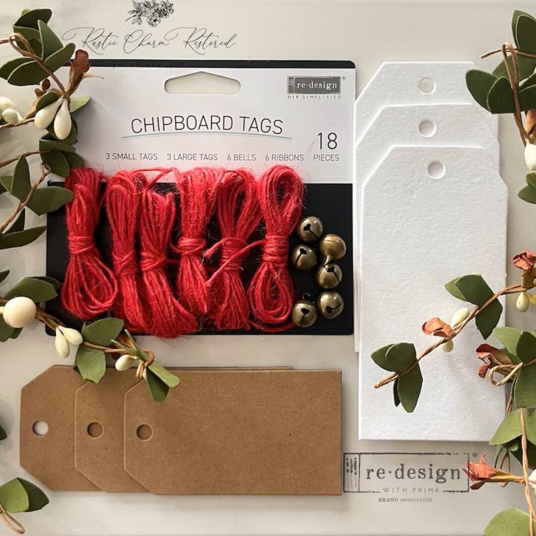 CHIPBOARD TAGS | Gift Tags | Redesign With Prima | Tags for Present ...