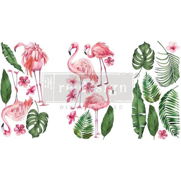 Flamingo Wall Decals Etsy