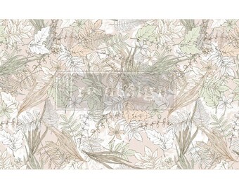 TRANQUIL AUTUMN - Re-Design with Prima Decoupage Decor Tissue Paper, furniture transfers, prima transfers 19x30
