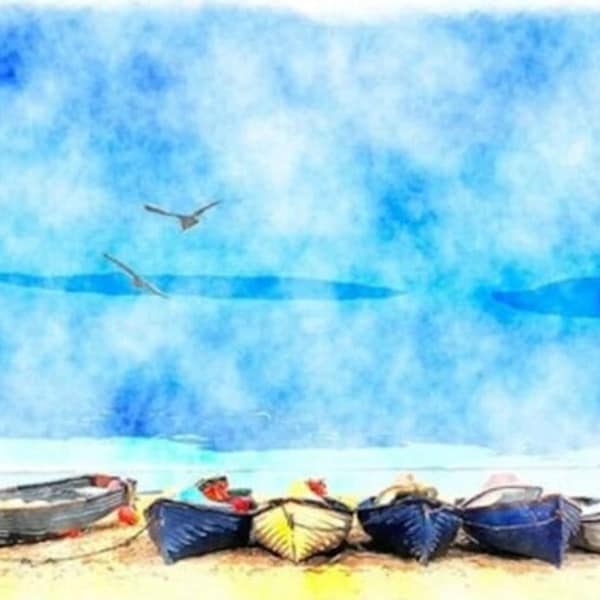 Coastal Decoupage Paper Etsy