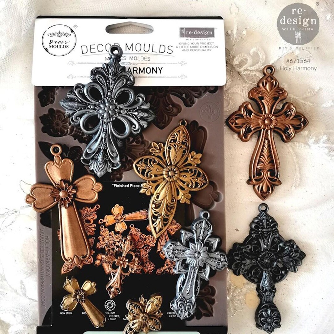 DECOR MOULDS® – HOLY HARMONY – 1 PC, 5″X8″X8MM main image 0