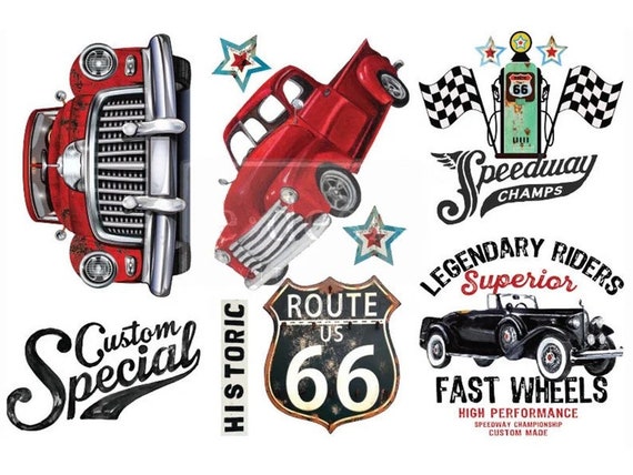 NEW classic Rides 3 Sheets 6x12 - Etsy