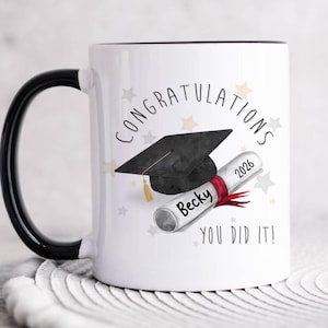 Personalised Graduation Mug, Graduation Gift