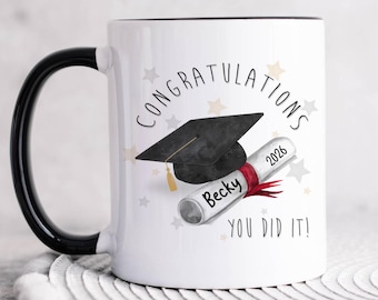 Personalised Graduation Mug, Graduation Gift