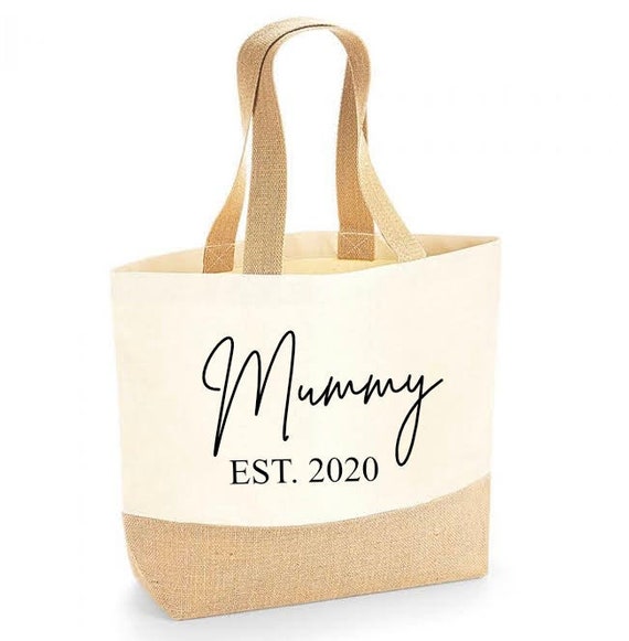 Mothers Day Tote Bag, Personalised Mummy Tote Bag, Personalised Mum shopping Bag, Mummy Canvas Bag.